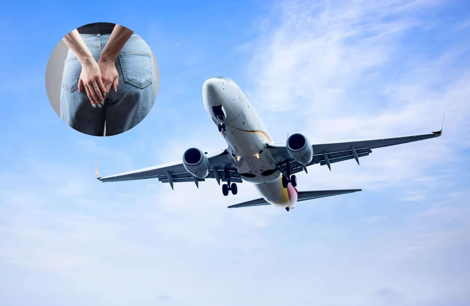 éviter de péter dans un avion